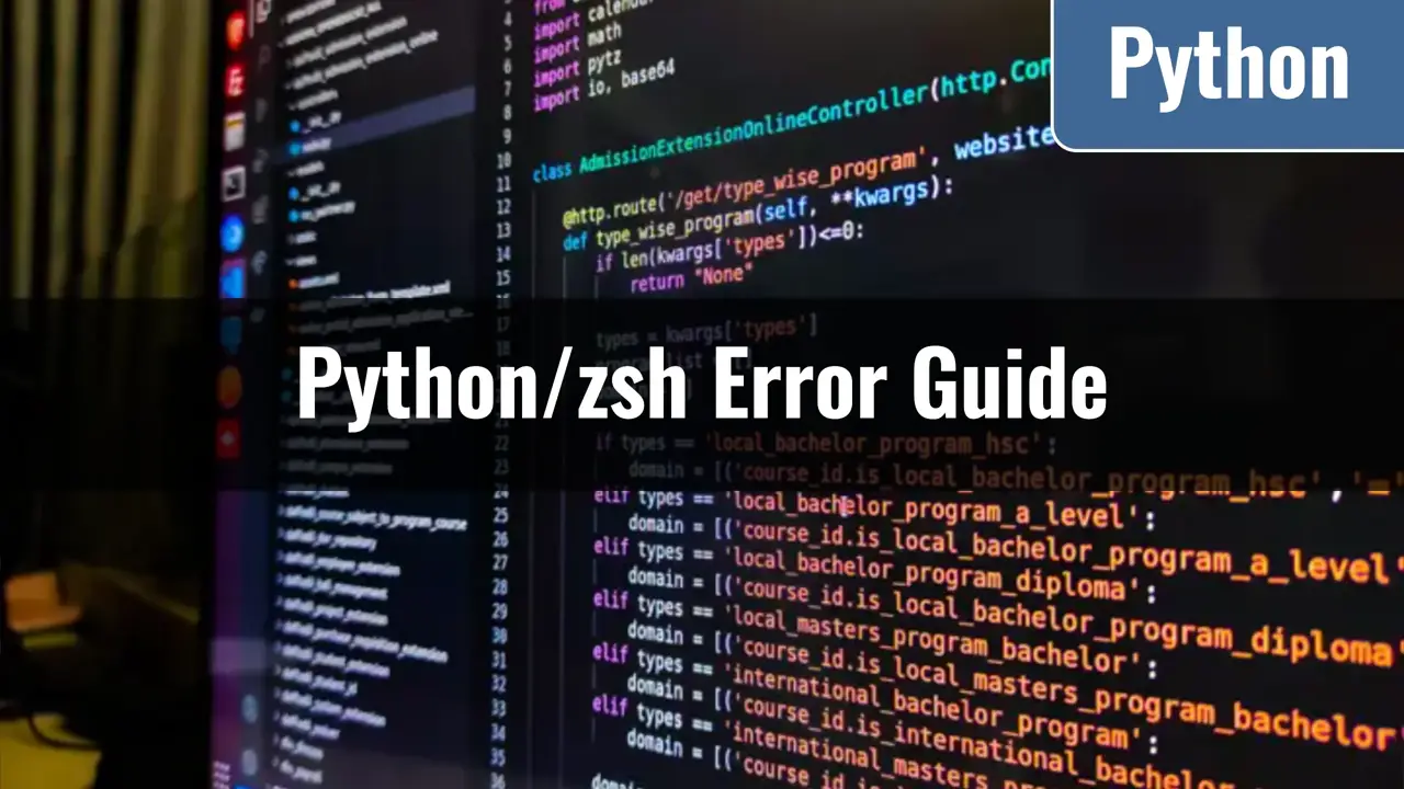 [Python] Resolving 'command Not Found' Error - Setting PATH Guide ...