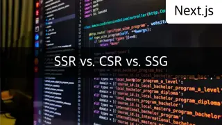 [Next.js] 3つのレンダリング方法 - SSR、CSR、SSG：長所と短所の分析