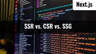 [Next.js] SSR vs. CSR vs. SSG: Understanding Web Rendering Techniques