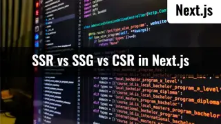 [Next.js] When to Use SSR, SSG, and CSR - Ideal Use Cases Explored